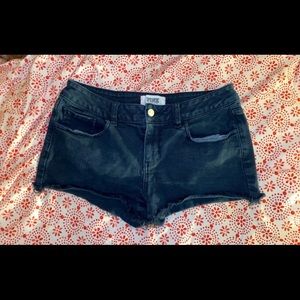 Black VS PINK blue Jean shorts